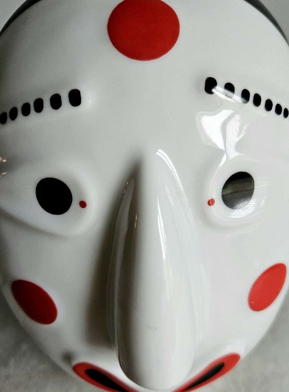 Rare 1988 Jinro Soju Seoul Olympics Ceramic Mask Decanter Bottle - Picture 11 of 15